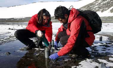 Pesquisadores buscam na Antártica micróbios que purifiquem esgotos urbanos